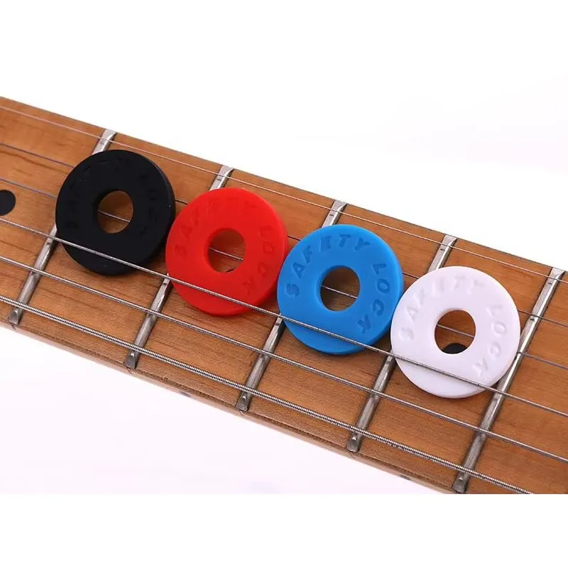 Guitar Strap Buckle Electric Guitar Anti Slip Strap Nails Anti Drop Strap Buckles Wooden Guitars Tail Nail Guitar Accessories