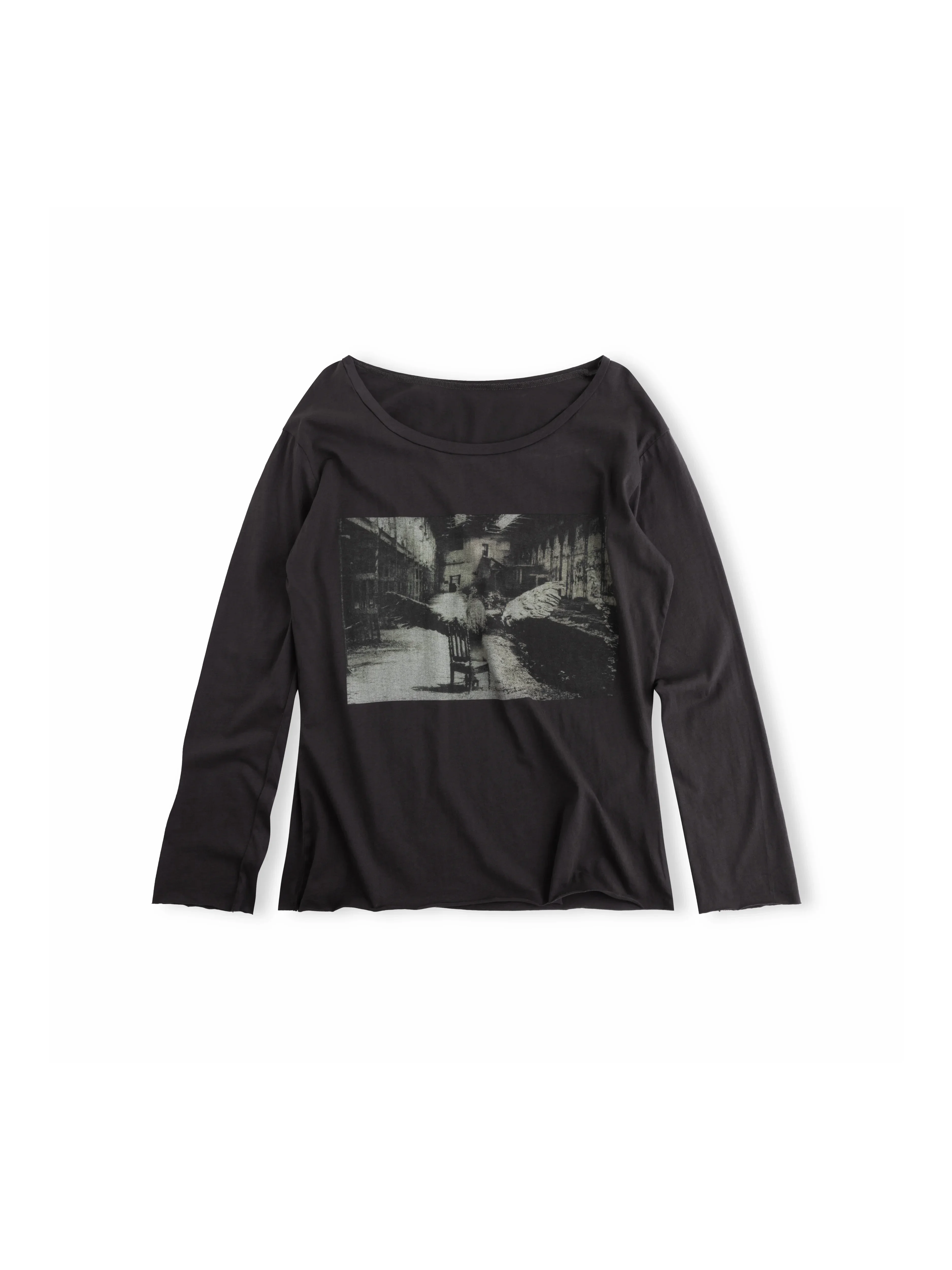 TEAR Ifsixwasnine69 Angel Double Sided Print Long Sleeve Visual Tee