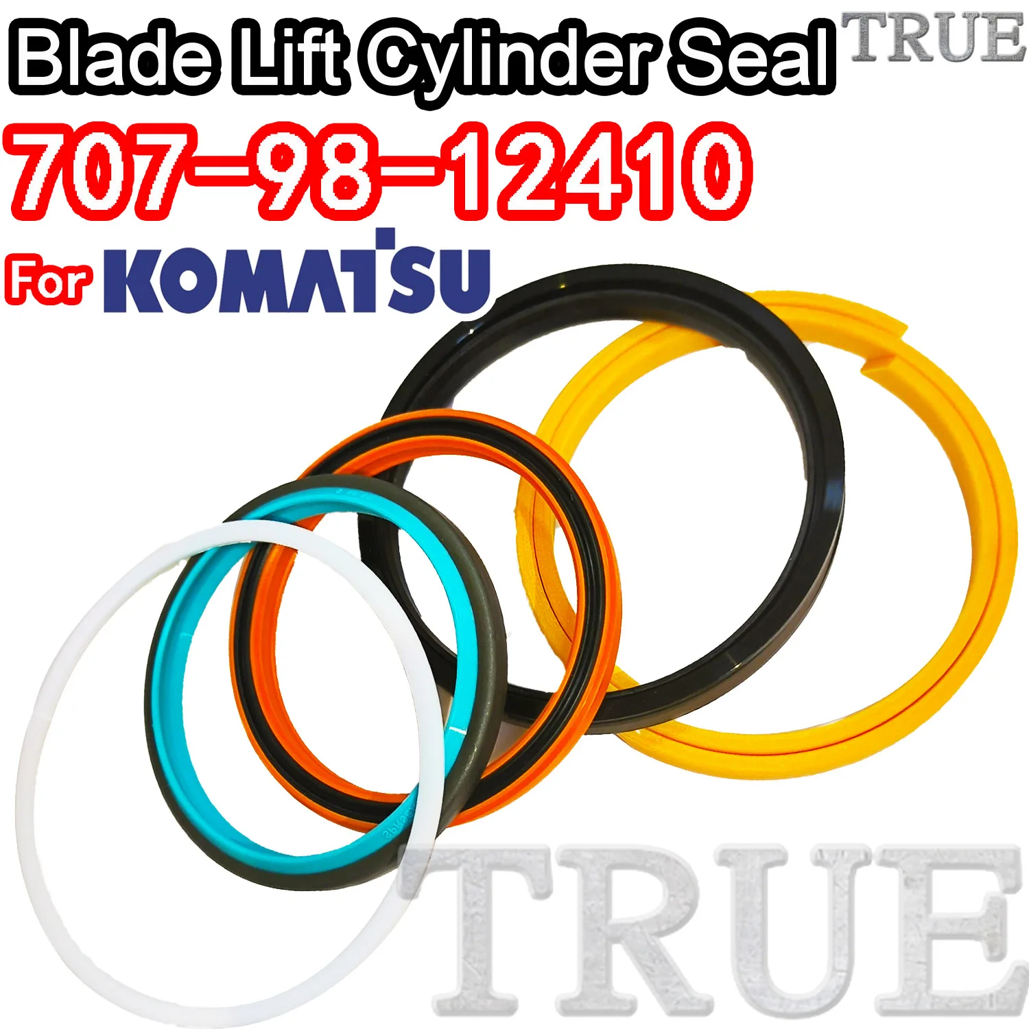 

For KOMATSU 707-98-12410 PC10 PC12UU PC15 PC20 PC25R PC27R PC28 PW100 Blade Lift 7079812410 Excavator Oil Seals Kit Repair Nok