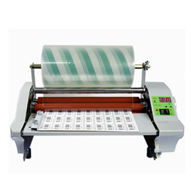 Laminating Machine Cold Lamination Film Small Self-adhesive Cover Photo Book Crystal Label Single Double Hot Laminator FM360E