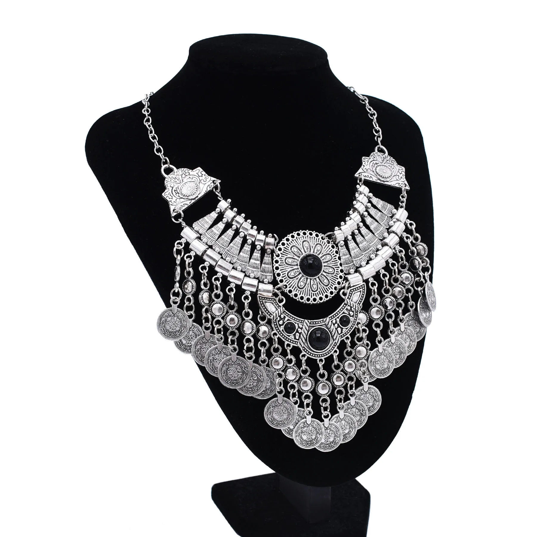 Vintage zilveren legering gesn - Women Fashion Pakistan recensie en prijs