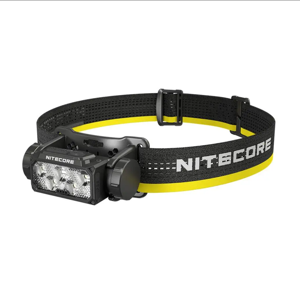 NITECORE HC60 UHE Headlamp 1600 Lumens USB-C Rechargeable Camping Sports Fishing Headlight Bulit-in 4000mAh 18650 Battery