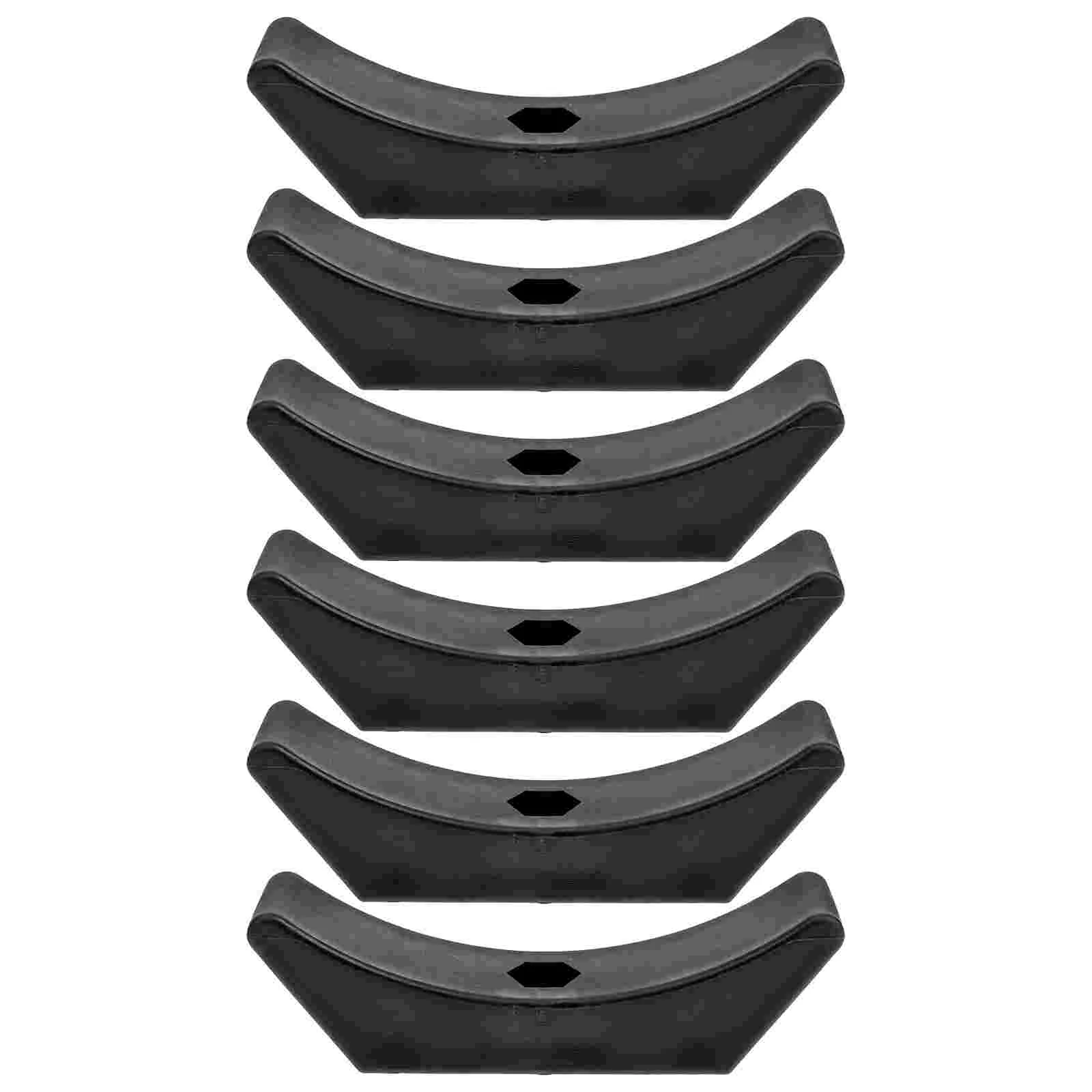 

6 Pcs Dumbbell Rack Holder Weight Display Stand Shelf Cradles Hollowed Pp Gym Accessory