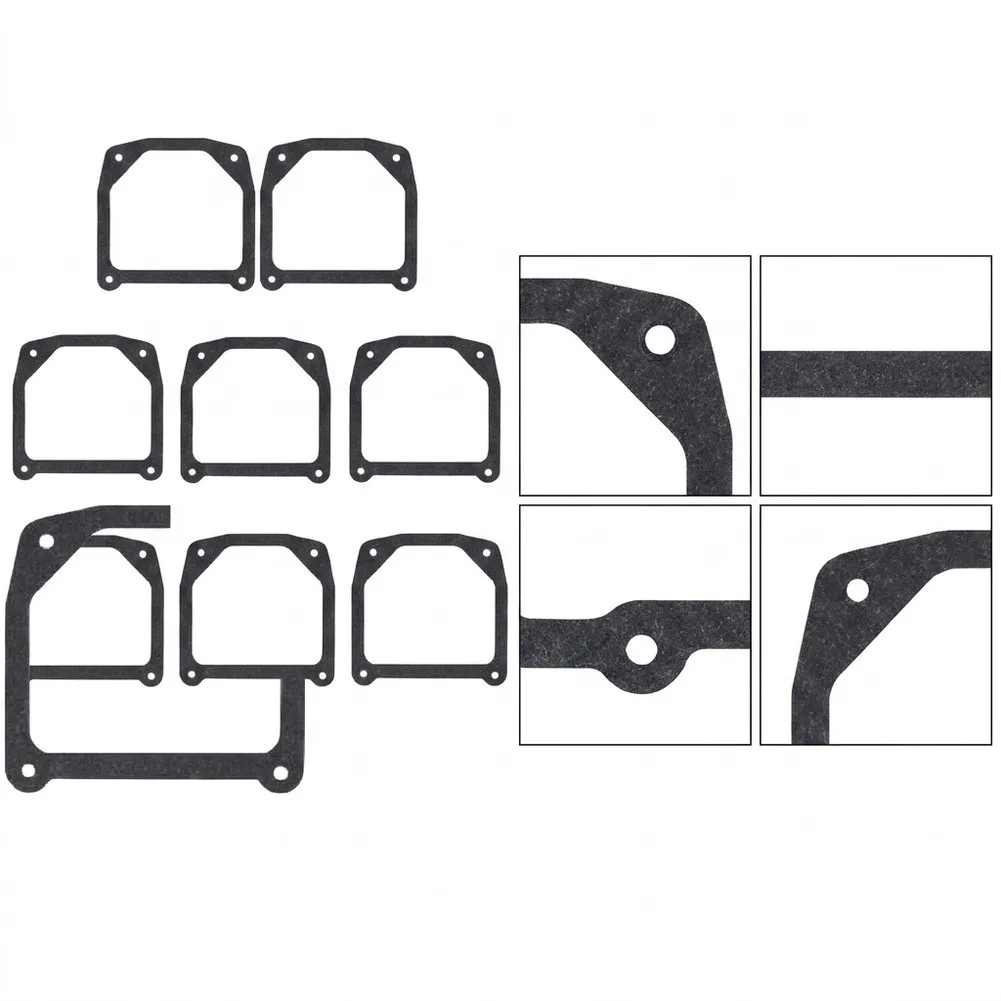 Stamped Steel Gasket Valve Cover Gasket For Engine Maintenance Budget Friendly Set High Temperature Resistant Tight Seal Design