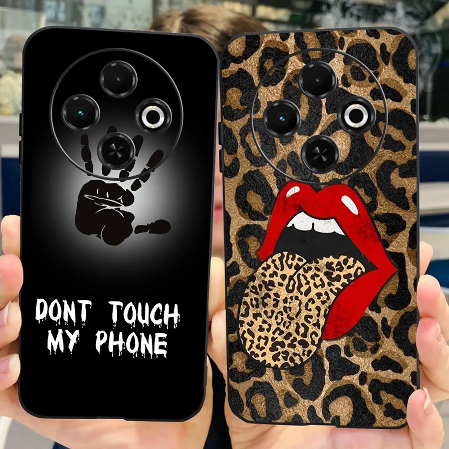 For Tecno Spark 30C 4G  kl5  kl5n Capa Case Marble tulip Fundas SOFT Silicon  Proective Back Cover for Tecno Spark30C 30 C Shell