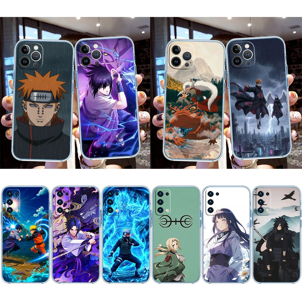 IM50 Naruto Transparent Phone Case for Samsung Galaxy A04 A04S A14 A23 A34 A54 M23 M33 M52 M53