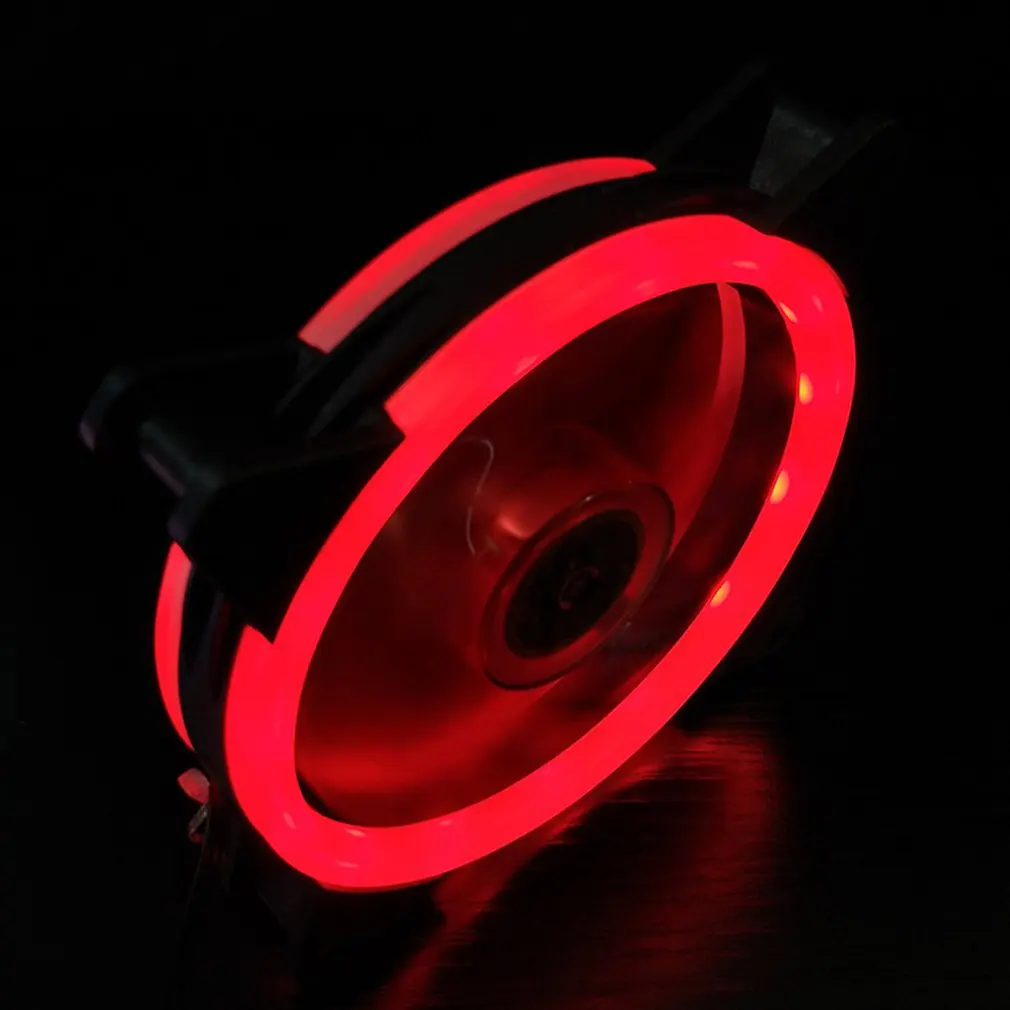 New Computer Case 120mm Fan RGB 3PIN Colorful Lamp Radiator Cooler Mute PC 12V DC ARGB Ventilador Chassis Fans CPU Cooler