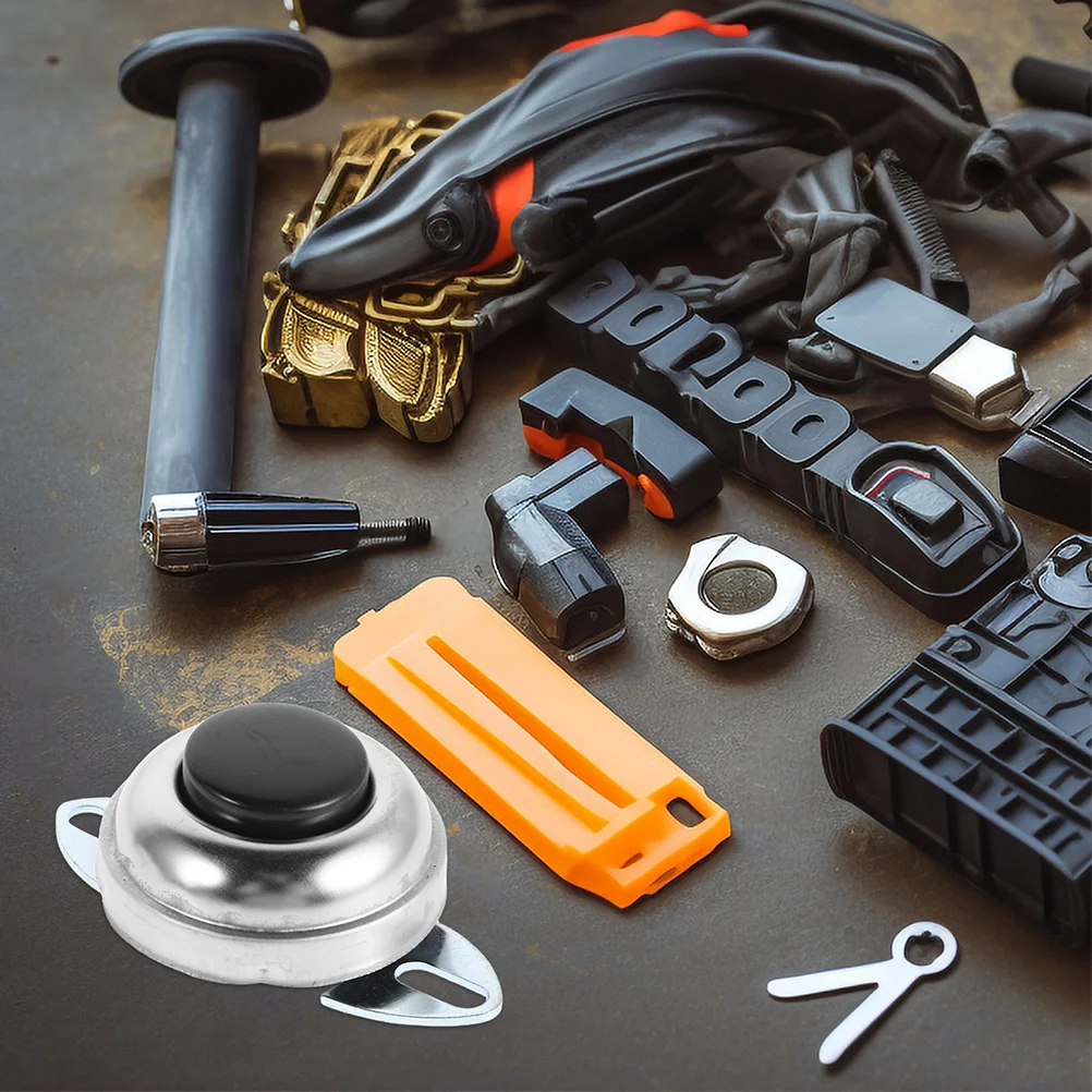 

2Pcs Universal Horn Button Switch Heavy Duty Metal Push Replacement for Car Truck Tractor Electric Vehicle Tricycle