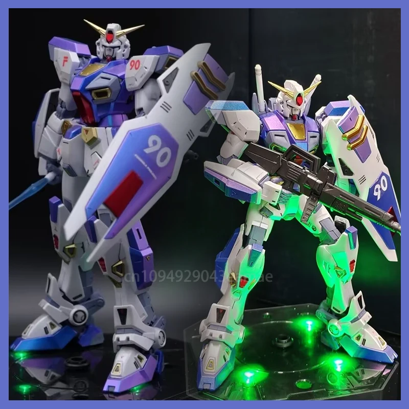

Новая горячая сборка Mg 1/100 F90, комплект фигурок, 2 Pb Limited F90, фиолетовые пластиковые модели, наборы статуй, игрушка F90 с основанием