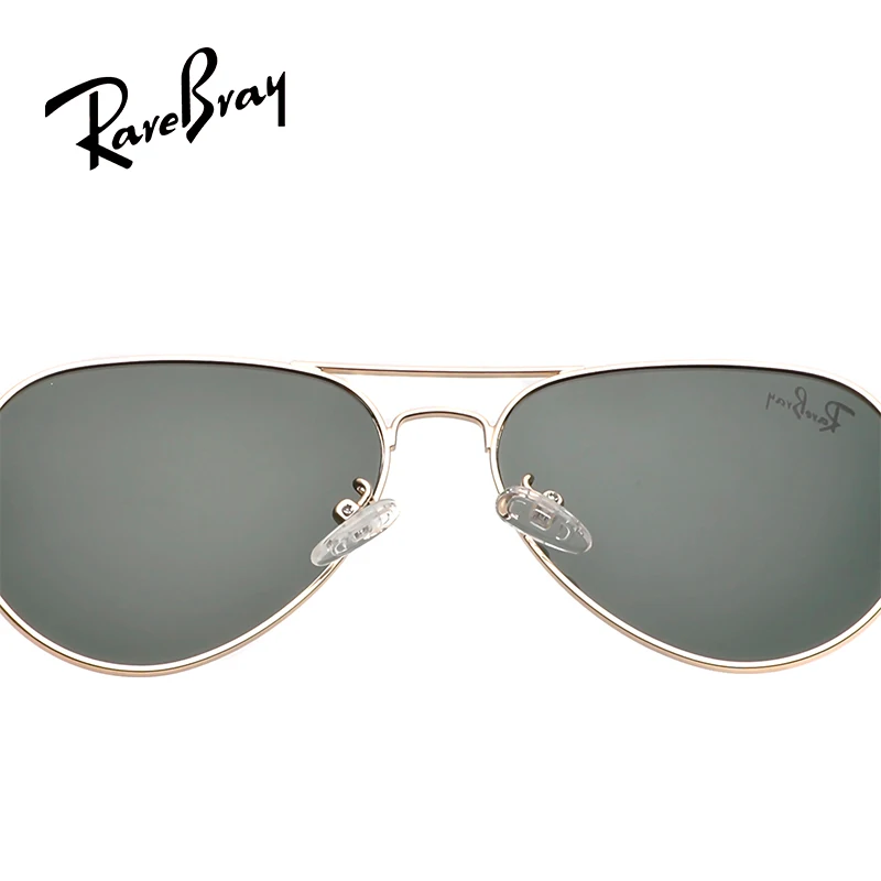 RareBray Klassieke Pilot Zonnebril Mannen UV400 Mode Legering Dunne Frame Bril Rijden Zomer Aviator Mannelijke Vrouwen Zomer Brillen