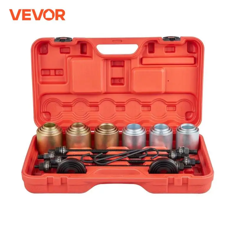 VEVOR 26pcs Universal Press and Pull Sleeve Kit Car Removal Installation Bushes Bearings Tool for Car Repair Auto Maintenance