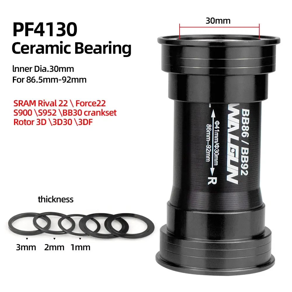 BB86 BB92 Press Fit Fiets Trapas Keramische BB MTB Road PF4124 PF4130 PF41 41mm 24mm 30mm 29mm Shell fiets Crank Onderdelen
