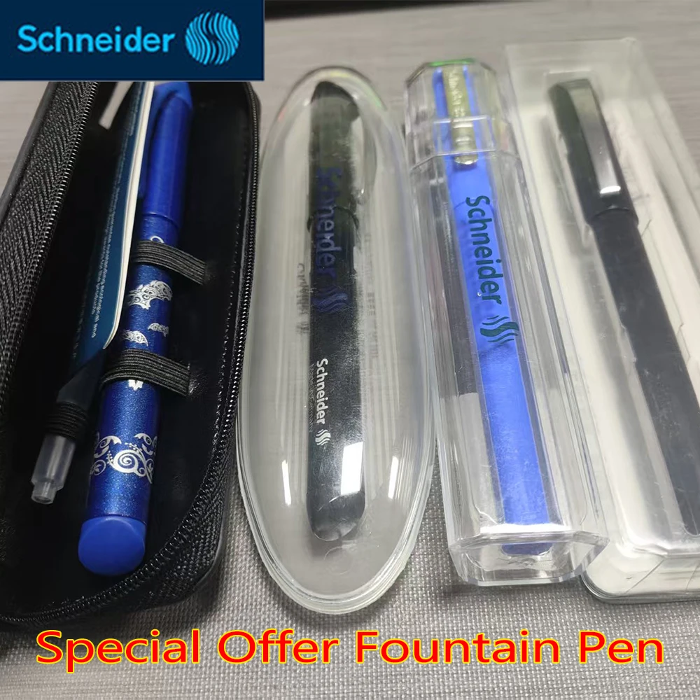 

1PC Schnerider Fountain Pen Warehouse Promotion It Is A Brand New Pen with Slight Scratches on The Packaging School Stationery
