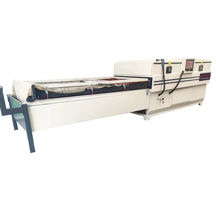 1300*2500mm Full Automatic Single Table Woodworking Wood MDF Door Laminating Vacuum Forming PVC Vacuum Membrane Press Machine