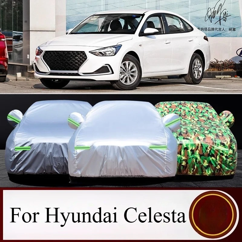 Car Cover For Sun Protection Rainproof Flame For Hyundai Celesta 2020 Heavy Duty Retardant Sunshade Dust Proof Anti Freeze