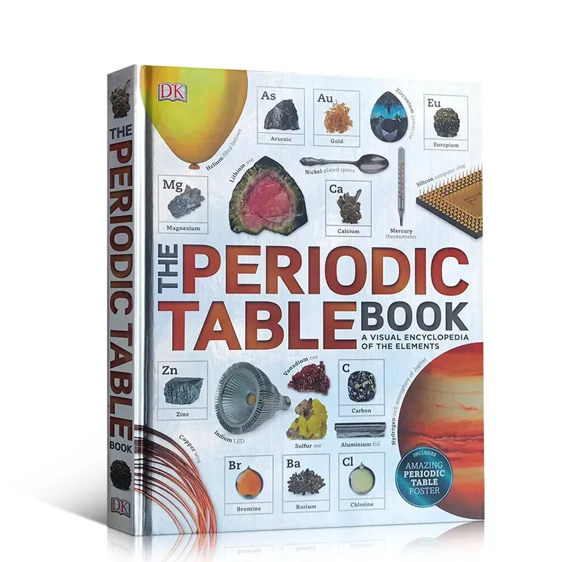 

Original Children Popular Science Books The Periodic Table Book DK Colouring English Encyclopedia Picture Book for Kids