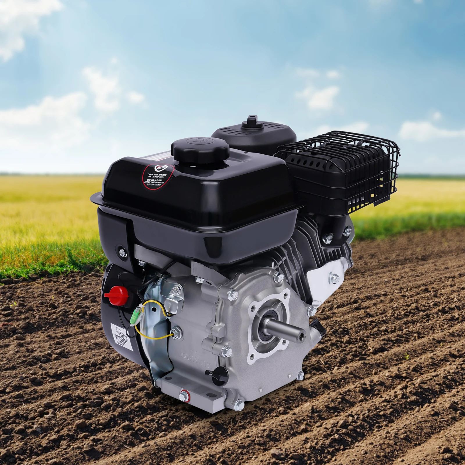 7.5HP Gas Engine  210CC 5100W 4-Stroke OHV Gasoline Engine for Compressor Scarifier Lawnmower Pump Generator Mower