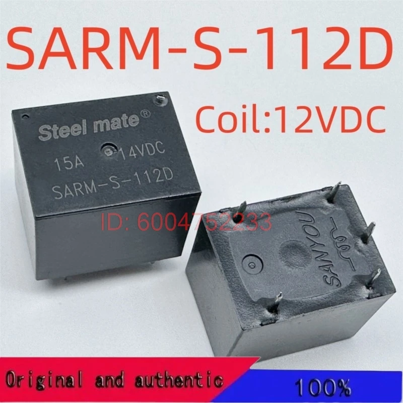 10PCS Nuevo Relé SARM-S-112D/124D/112D4; SARM-TJ-112D; (T73C-Coil:12V/24V-15A) de 5 pines
