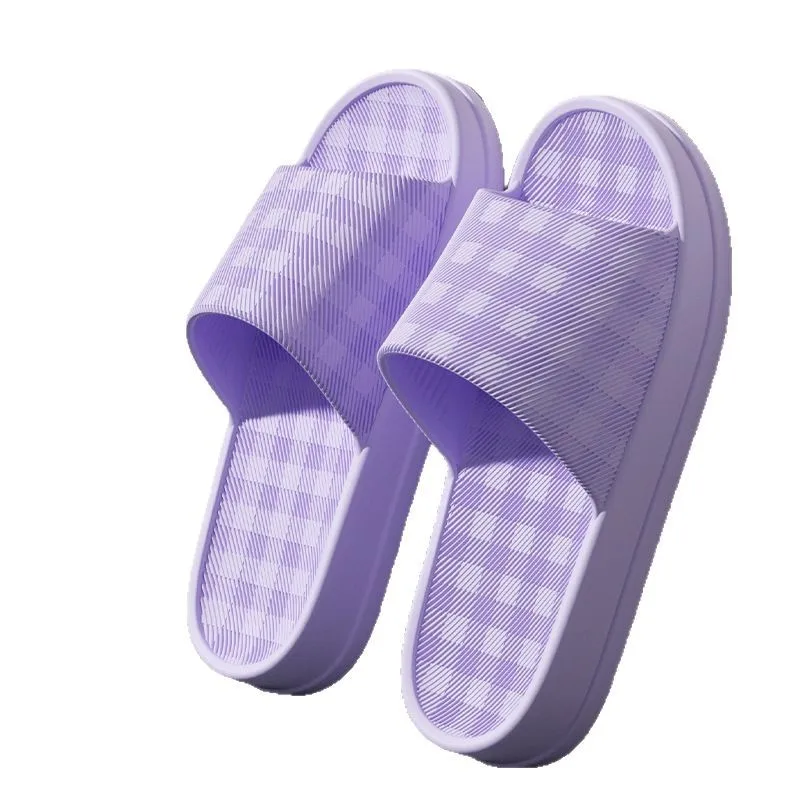 Thick Platform Bathroom Home Slippers Women Fashion Soft Sole EVA Indoor Slides women Sandals 2026 Summer Non-slip Flip Flops