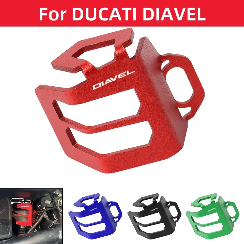 

For Ducati Multistrada 1100 S 1200 S 1260 MONSTER Motorcycle CNC Rear Brake Fluid Reservoir Cover Guard Protection Sock