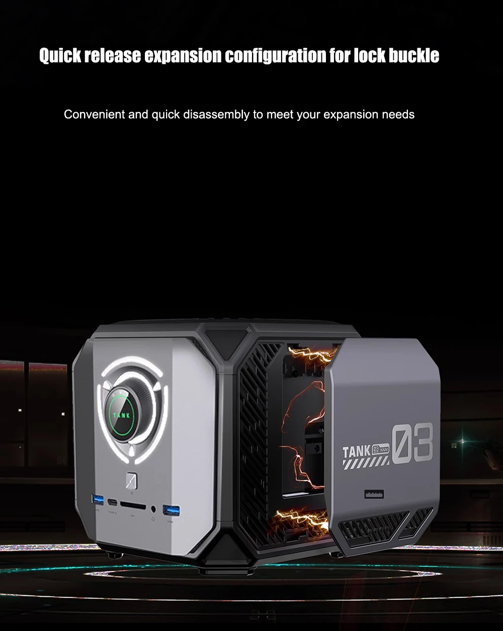 TANK Gaming Mini PC Nvidia RTX3070 16G Intel Core I7 12700H Office Dedicated Desktop Computer PCIE 4.0 Wifi 6 BT5.0 RTX3060 12G