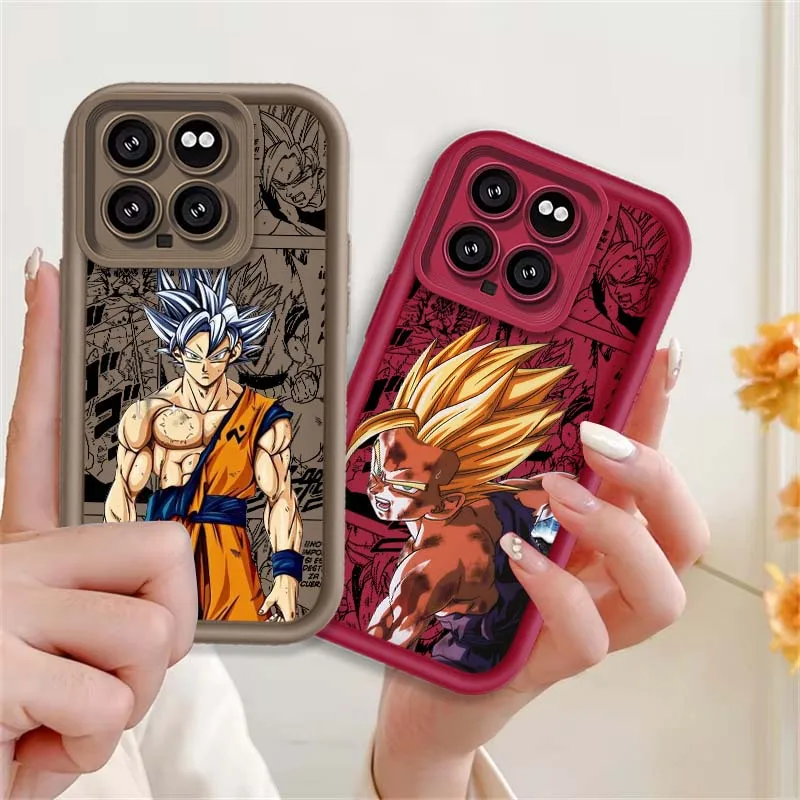D-Dragon Ball Goku Gohans غطاء ل Xiaomi Mi 17 15 14 13 12 14T 13T Pro Max Lite العين سلم جراب هاتف
