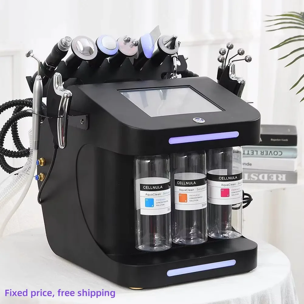 

Updated 10 In 1 facial Machine H2o2 Aqua Peeling Lift Skin Bubble Moisturizer Oxygen Machine