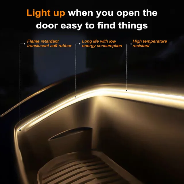 BLALION 차박 Frunk Brighten LED Strip Modified Ambient Light For Tesla Model 3 Y S 5M Waterproof Flexible Atmosphere Lamp 트렁크 앰비언트 2 BLALION 차박 Frunk Brighten LED Strip Modified Ambient Light For Tesla Model 3 Y S 5M Waterproof Flexible Atmosphere Lamp 트렁크 앰비언트 2