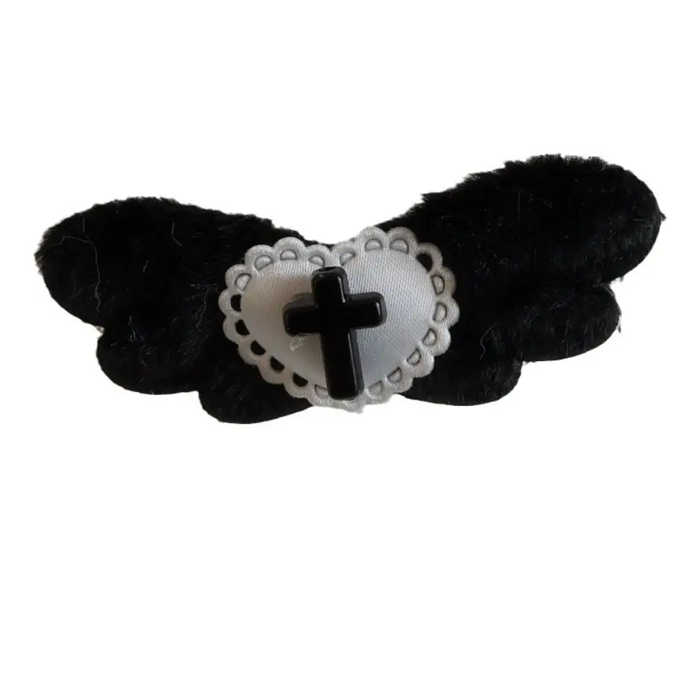 INS Aesthetic Y2K Gothic Hairpin Cross Wing Punk Sweet Cool Hair Clip Barrettes Headdress Harajuku Bangs Duckbill Women