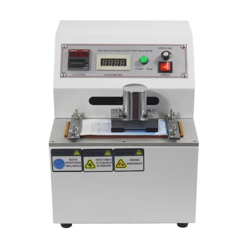 

Professional Ink Friction Decoloring Test Machine Ink Rub Tester Color Fastness Tester