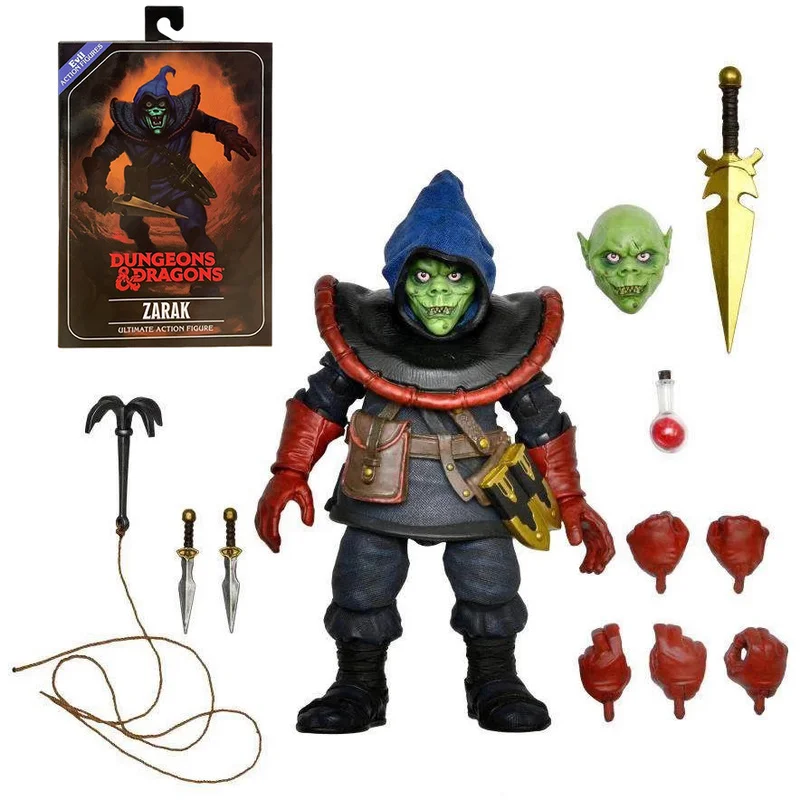 

Фигурка Dungeons and Dragons Zarak, игрушки NECA 52277, фигурки Goblin, игра, 5-дюймовая подвижная модель куклы, подарок для детей, оригинал