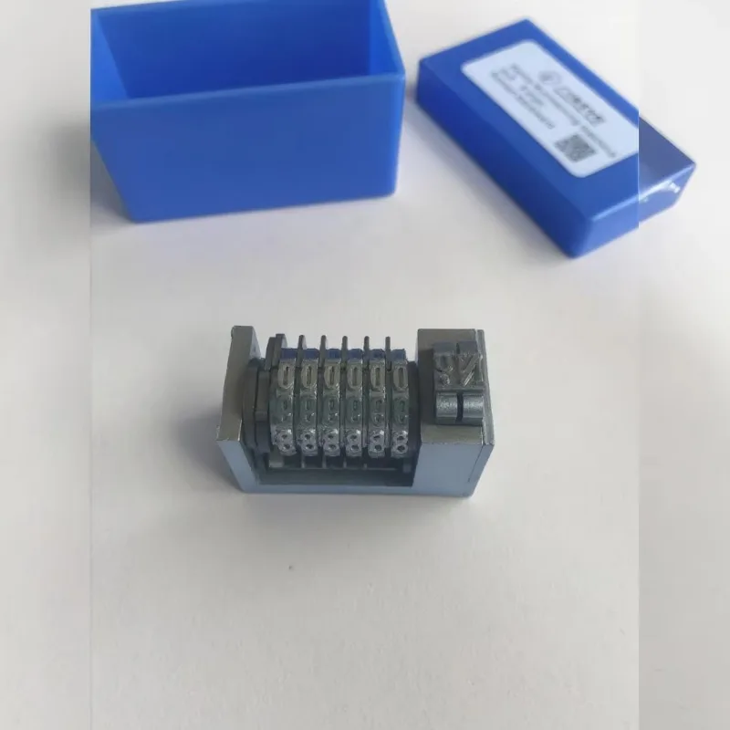 

High Quality 4x8 Cicero Roman Font Letterpress Numbering Machine 6-Digit Backward Numerator Full Steel New Condition Offset