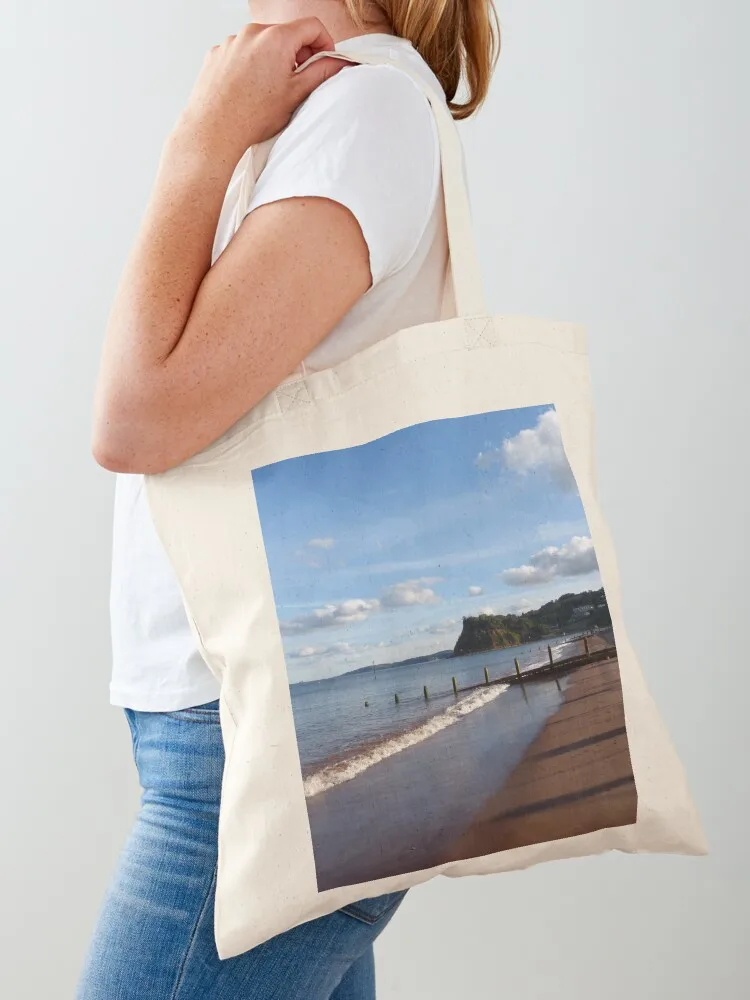 

Teignmouth, Devon Tote Bag custom fabric bag handbag Handbags hand bag