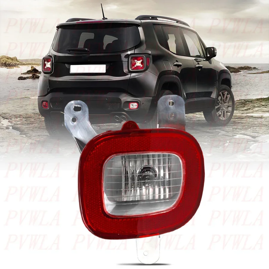 

For Jeep Renegade 2015 2016 2017 2018 1Pc Right Side Rear Bumper Reflector Light 68255514AA
