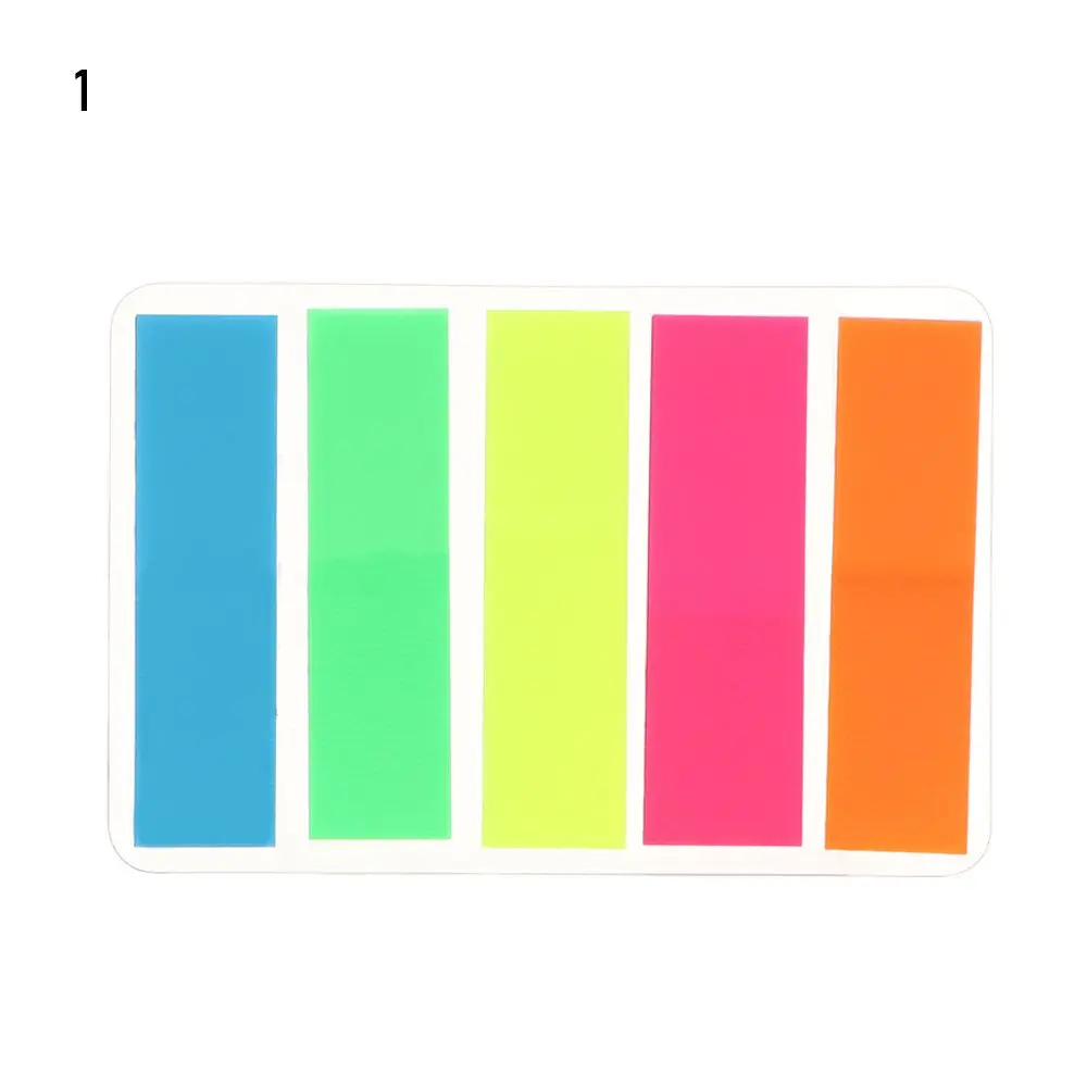 100 Sheets Novelty Stationery Office Supplies Tab Strip Label Sticky Notes Index Flags Memo Pad Paster Sticker