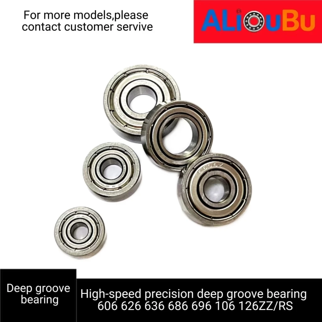 High-speed Precision Bearing 606 626 636 686 696 106 126Z ZZ RS.1/2/5/10/12 Pack Options