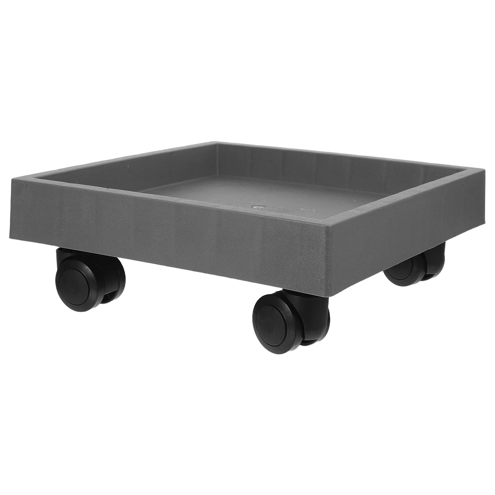 

Mobile Flower Pot Tray Square Rolling Caster Wheels Heavy Duty Plastic Saucer Plant Stand Water Collection