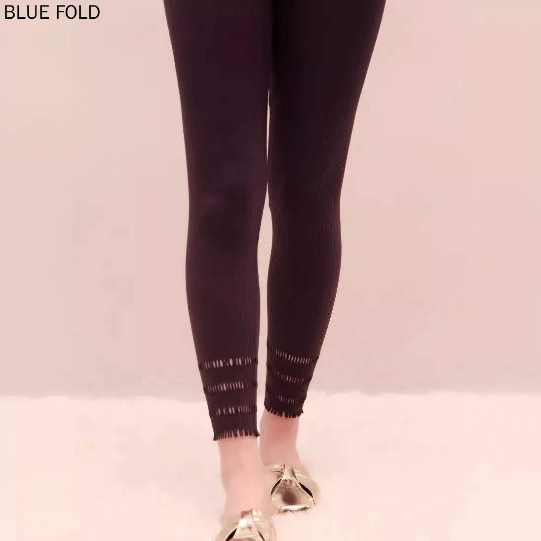 

Miyake Hot-selling Leggings 2024 Early Autumn New Elastic Hollow Tassel Design Leggings Pants for Women