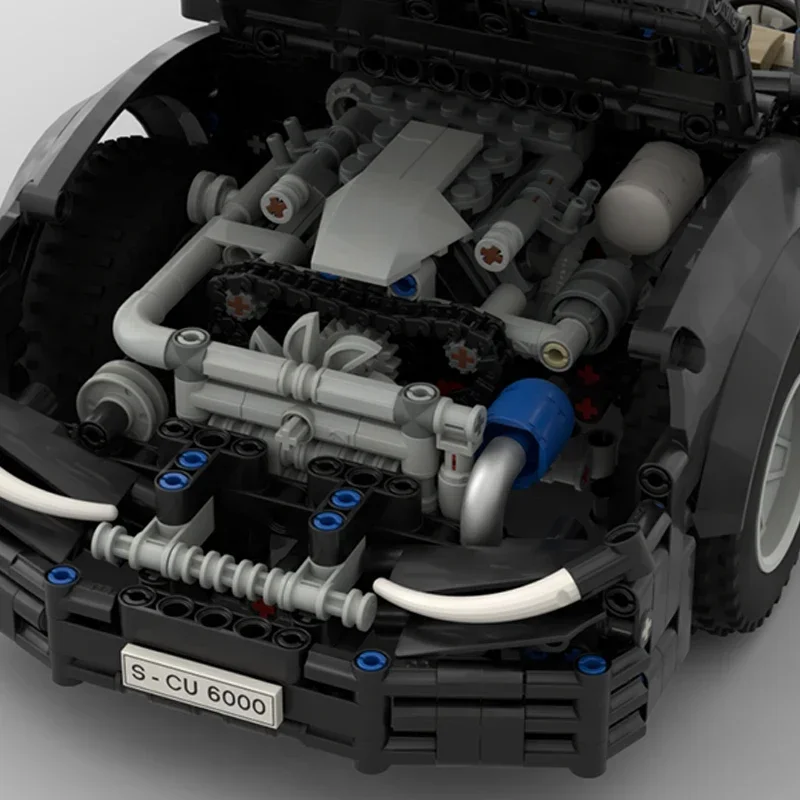 Moc Building Bricks Car Model Mini Supercar MK1 Technology Modular Sports Car Blocks DIY Set Assembly Christmas Gift