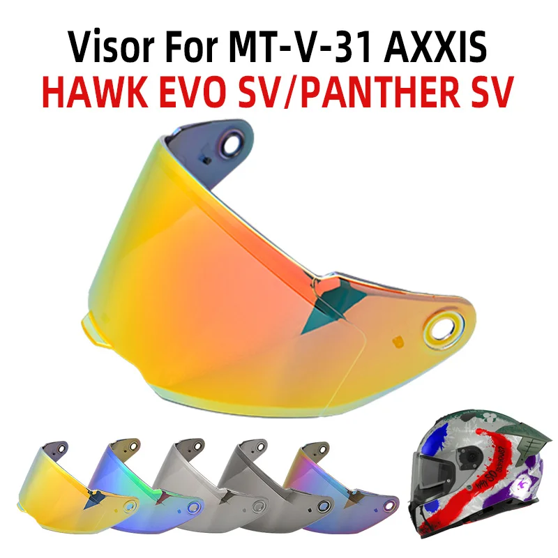 Helmet Visor For MT-V-31 AXXIS HAWK EVO SV PANTHER SV Motorcycle Shield Anti-UV Casco Moto Accesorios Lens high quality