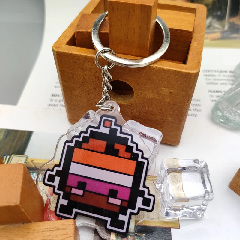 Popular Stardew Valley Acrylic Keychain Fashion Role Playing Game Keychain Student Bag Pendant Friend Gift Accessory