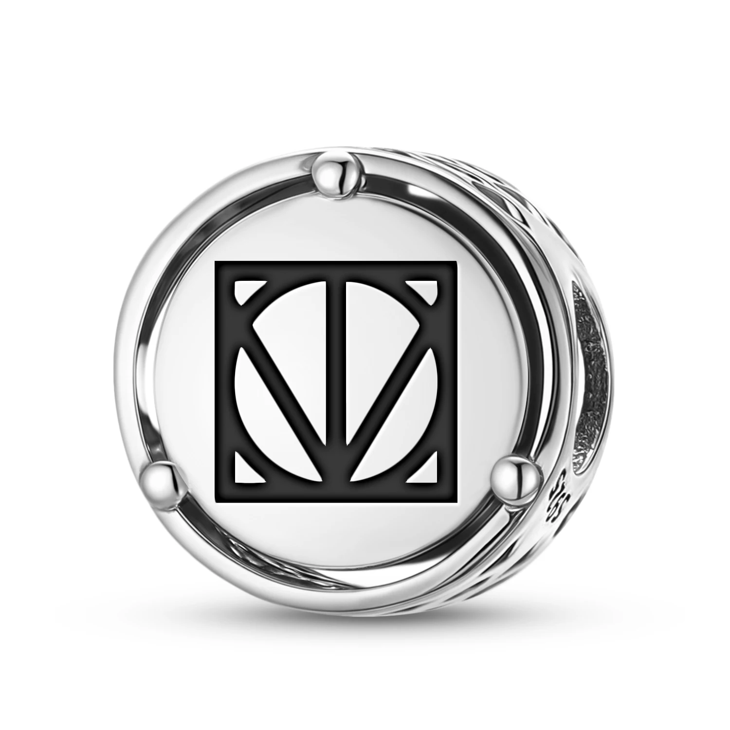 

925 Sterling Silver Adinkra Nea Ope Se Obedi Hene Charm Fit Original Bracelet Diy Jewelry Accessories Family Bead