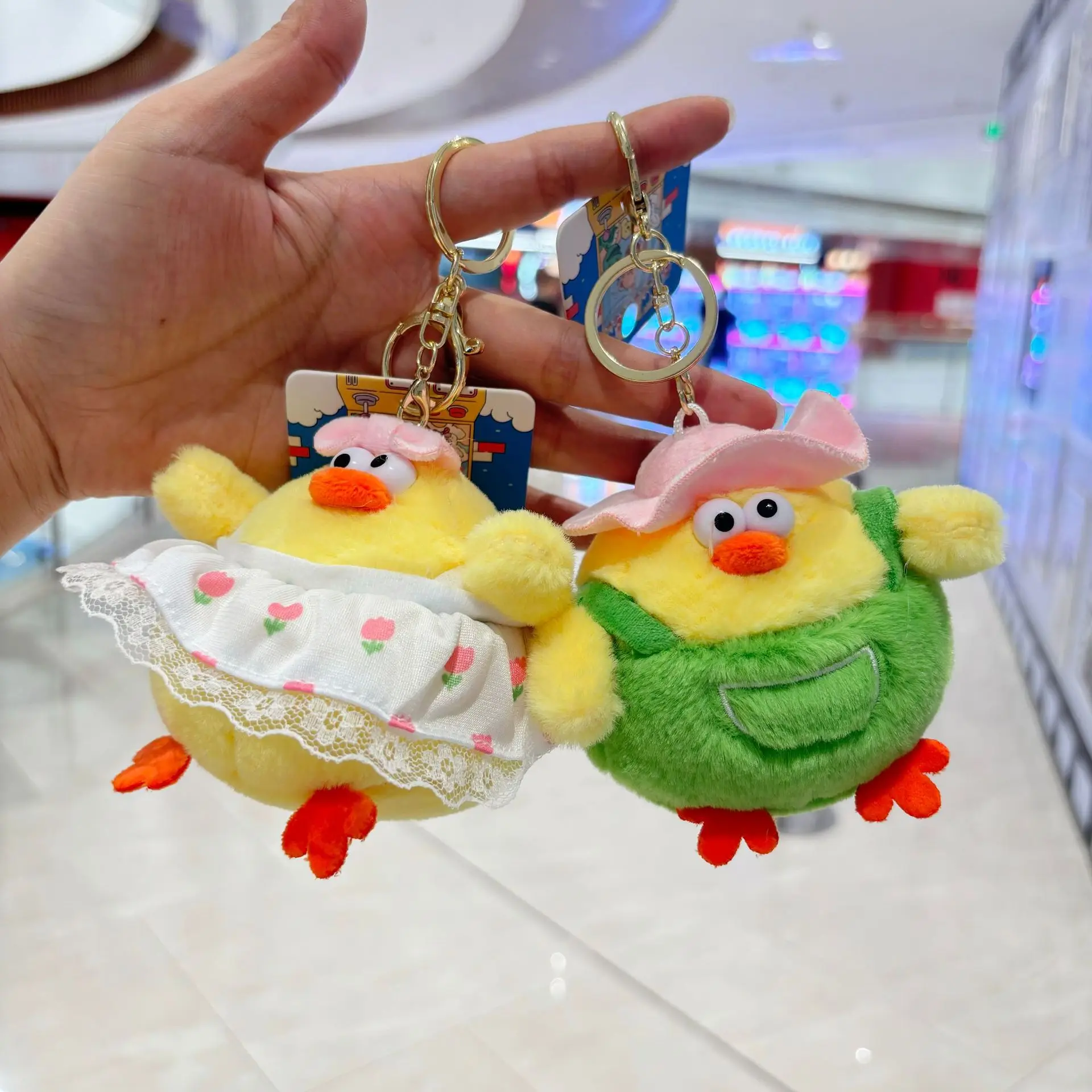 new Cute Fatty Chicken Cute Plush Toy Doll Keychain Pendant Gift for Girlfriend original modelling funny soft fashione doll