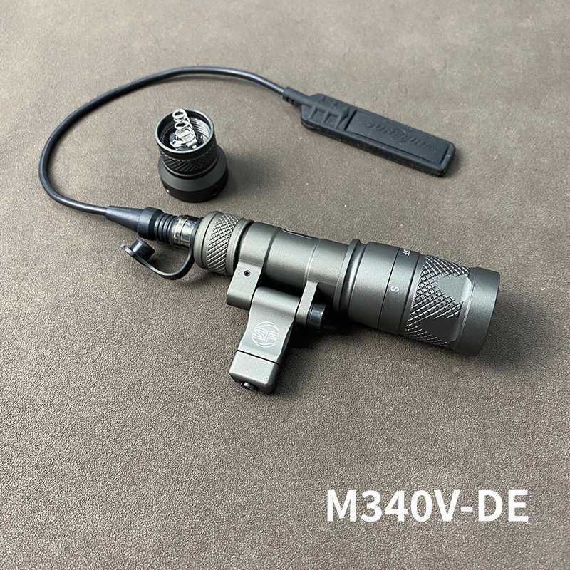 Sotac surefireタクティカル懐中電灯、スカウトライト、テールキャップリモートスイッチ、20mmピカティニーモロック、m600df、m640v、m340v、m340c、m340