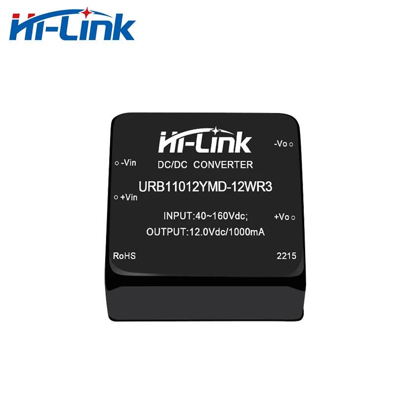 

Hi-Link New 1pcs 12W 110V To 12V 1A Mini Smart Electronic 91% Efficiency DC-DC Power Supply Module URB1D12YMD-12WR3