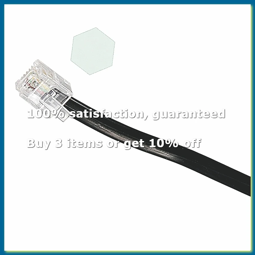 RJ11 6P4C Telephone Cable Cord ADSL Modem 3 Meters-AD33