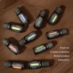 10ml Car Perfume Refill Air Freshener Natural Plant Essential Oil Aroma Diffuser Fragrance Humidifier Essential Oil Freshener