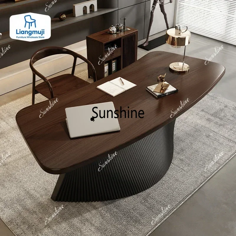 

Asthetic Manager Executive Desk Modern Luxury Designer Workstation Office Table Conference Black Mesa De Escritorio Home Office