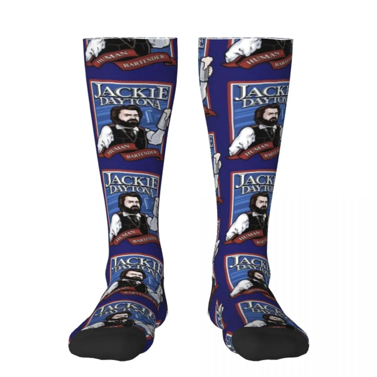 

Jackie Daytona- Regular Human Bartender Socks crazy snow funny gift Socks For Women Men's