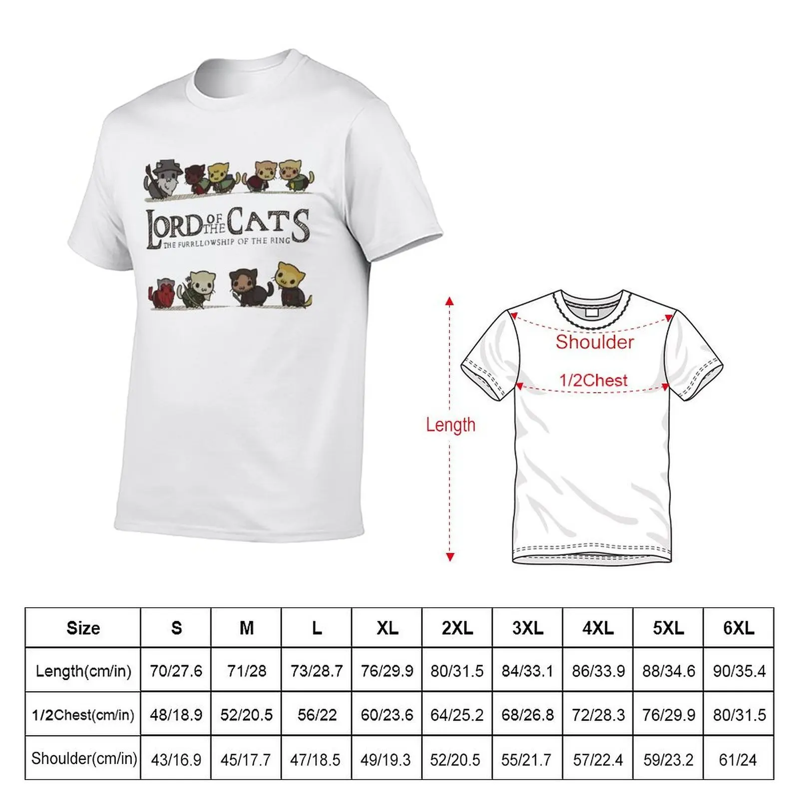 The Furrlowship of the Ring T-Shirt graphic t shirts for man anime tshirt funny t shirts man T-shirt